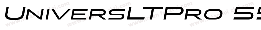 UniversLTPro 550bliq字体转换